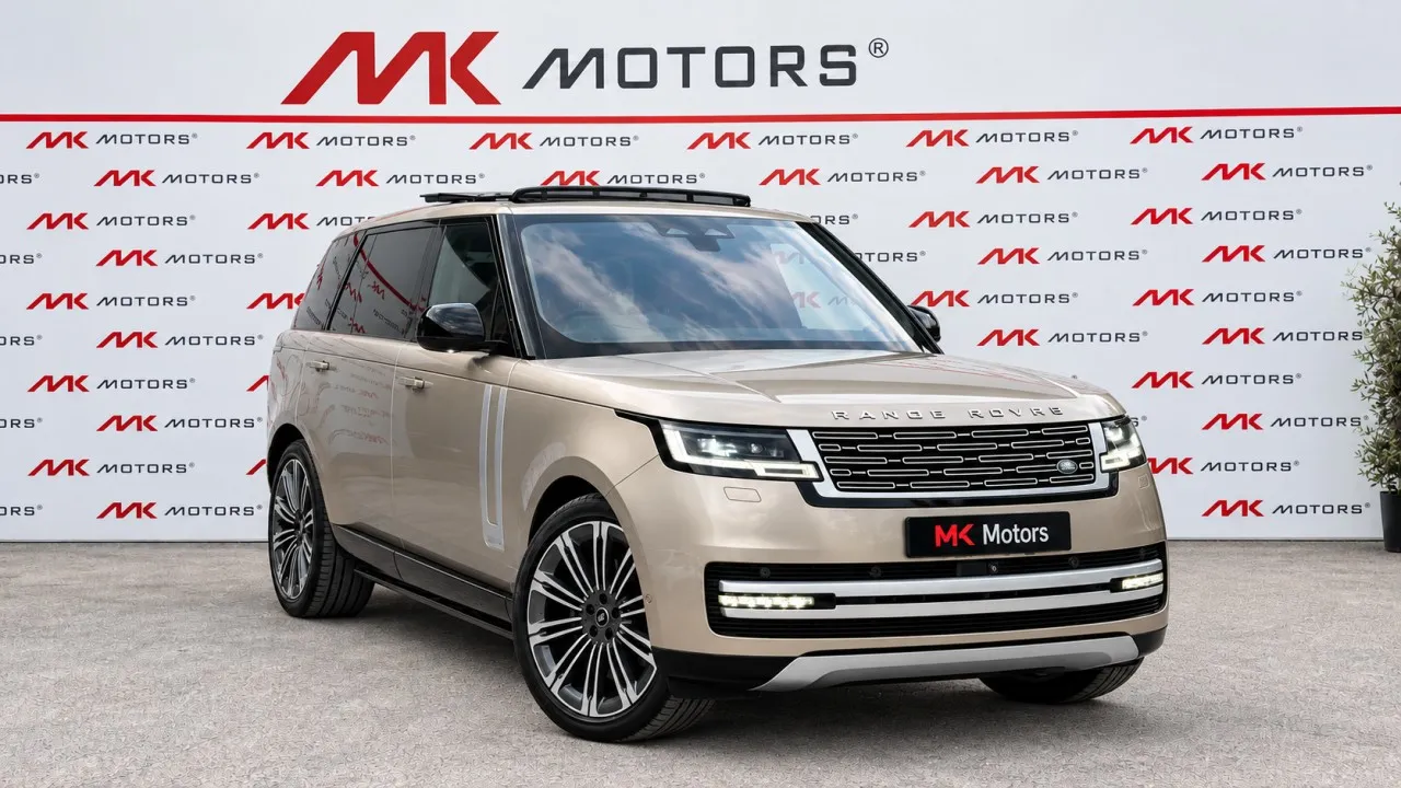Gold Range Rover Autobiography at MK Motors